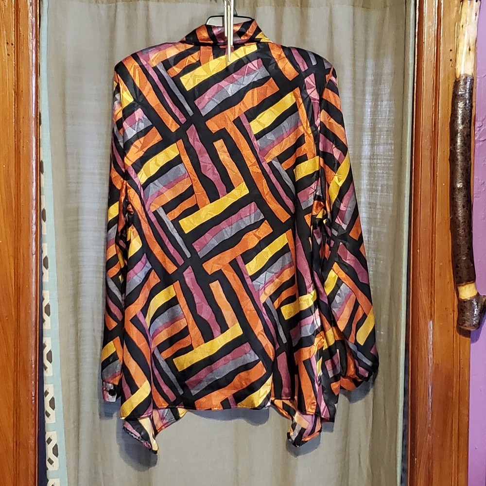 Womans Funky Blouse Size 40 - Picture 2 of 4